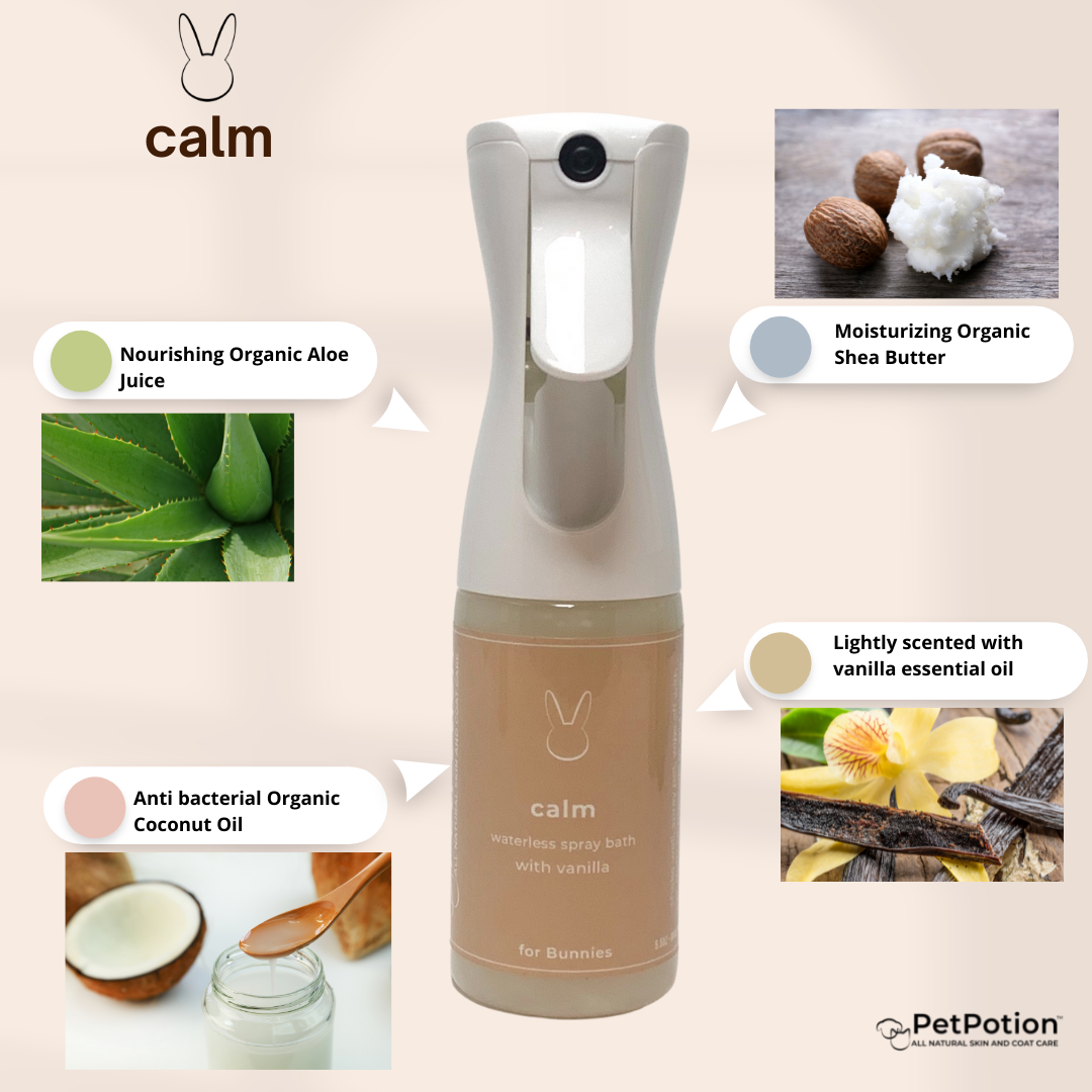 Calm Bunny, No Rinse Waterless Spray Bath  5.5 oz - PetPotion™