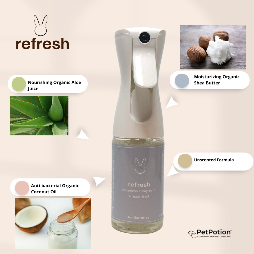 Refresh Bunny, No Rinse Waterless Spray Bath 5.5 oz - PetPotion™