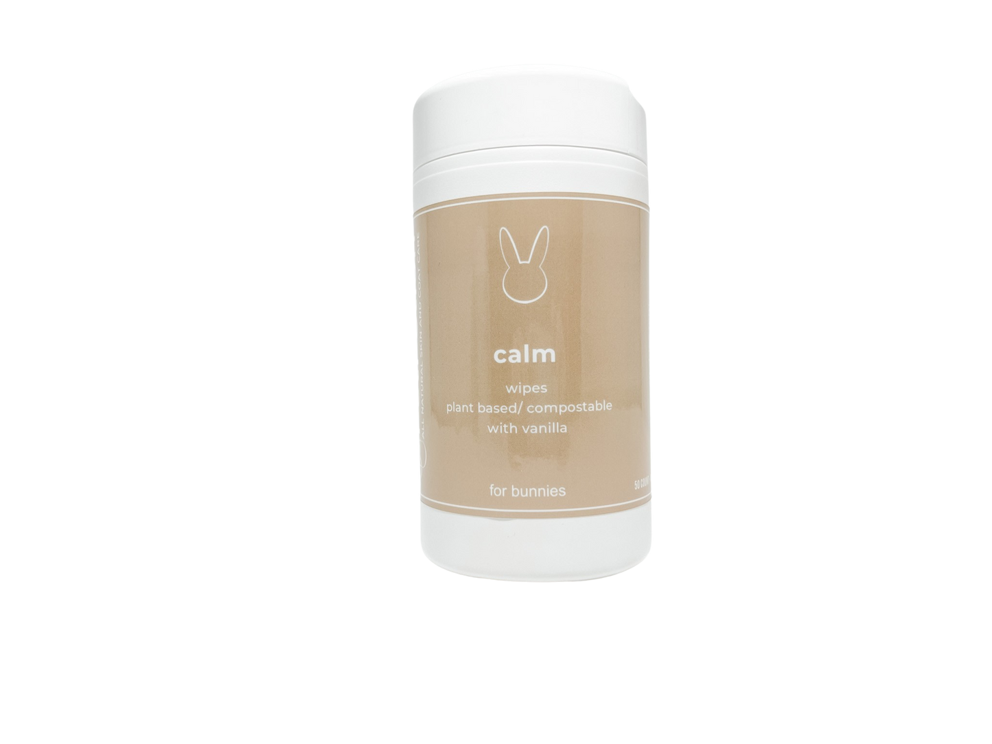 Calm Plant Based/Compostable Wipes Vanilla For Dogs - PetPotion™