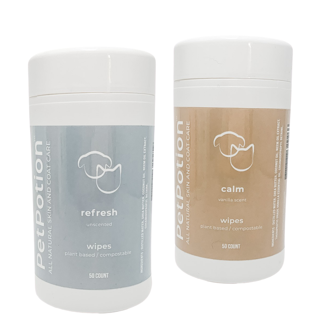 Calm Plant Based/Compostable Wipes 5.5 Ounce - PetPotion™