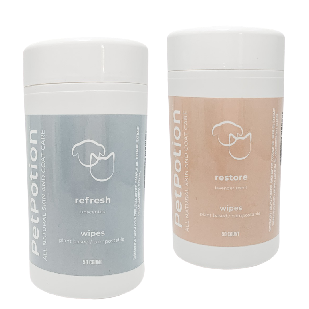 PetPotion Plant Based Restore Wipes 5.5 Ounce - PetPotion™